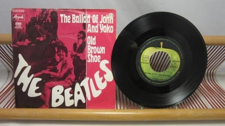 The Beatles, The Ballad Of John And Yoko (single 7"), Gebruikt, 7 inch, Single, Ophalen of Verzenden
