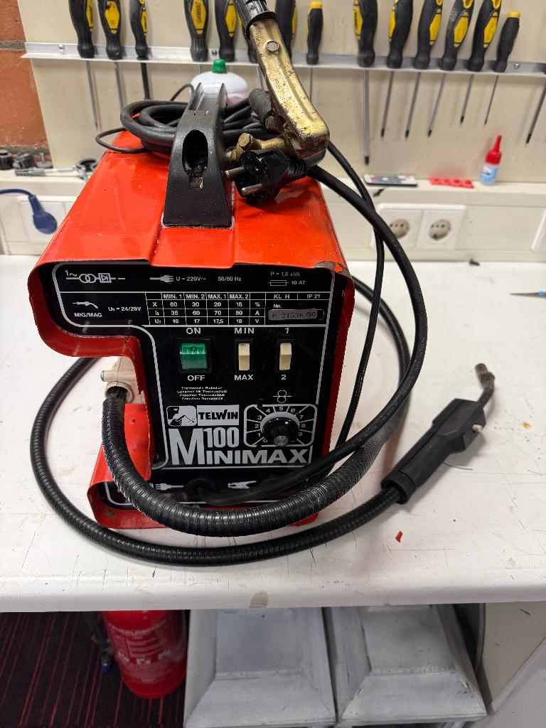 Lasapparaat TELWIN Minimax 100, Ophalen, Gebruikt, Minder dan 150 ampère, Overige typen