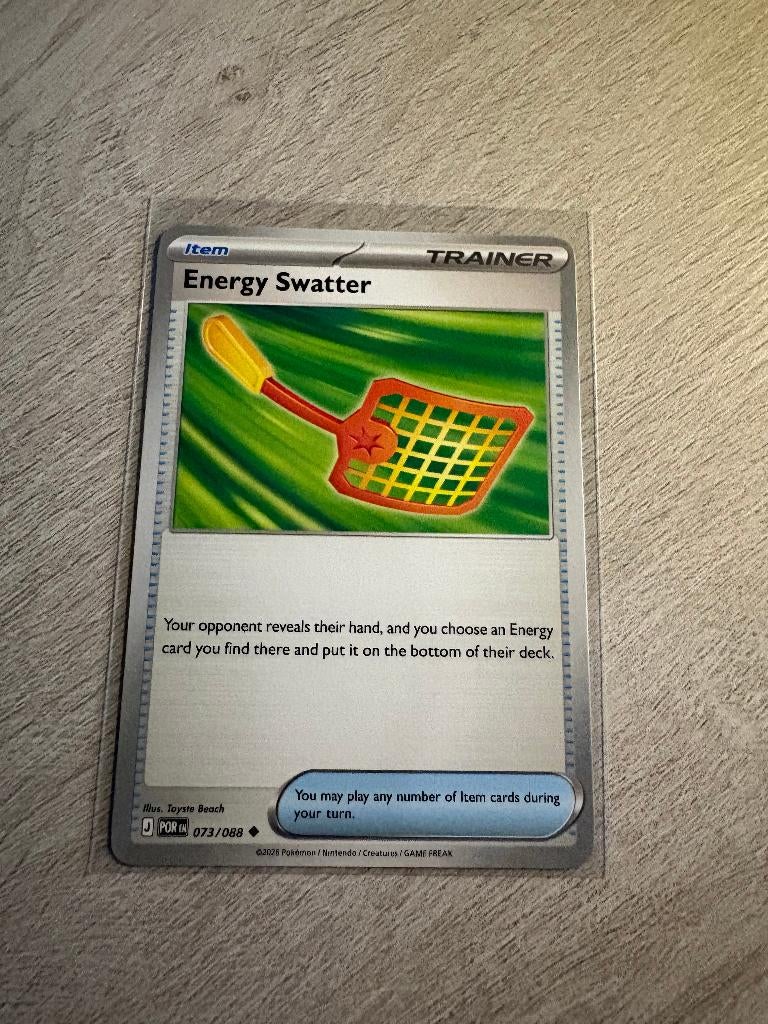 Energy Swatter 073/088 Perfect Order - Pokémon Kaart, Hobby en Vrije tijd, Verzamelkaartspellen | Pokémon, Nieuw, Losse kaart