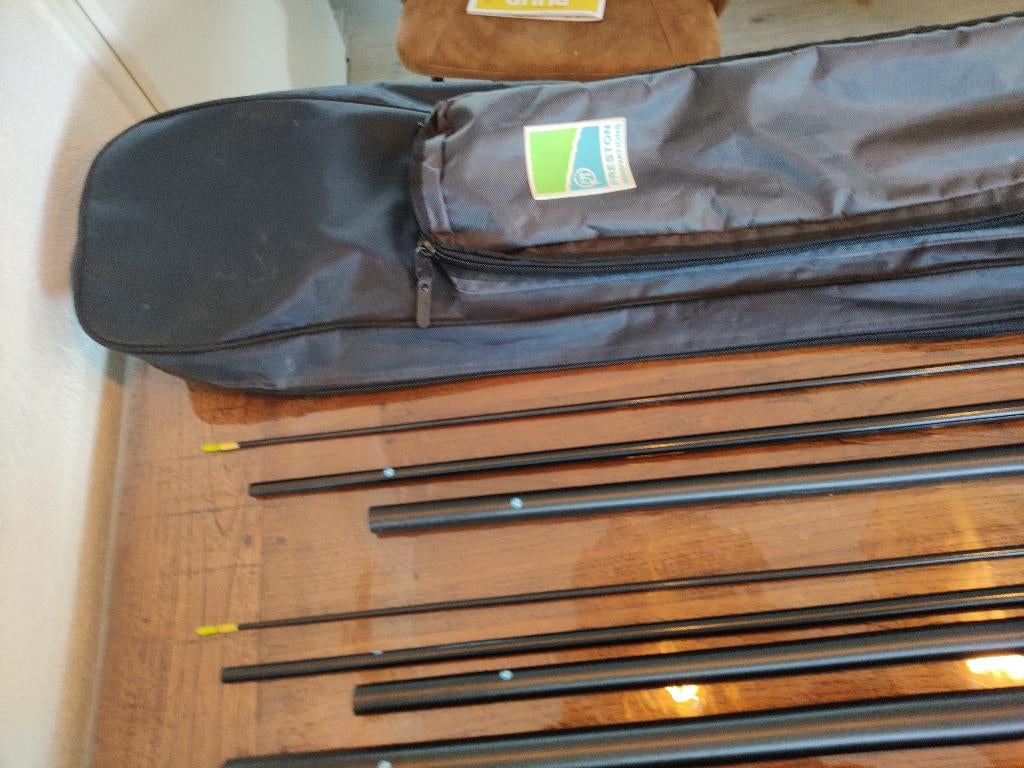 preston vishengel 11meter50, Ophalen, Zo goed als nieuw, Vaste hengel