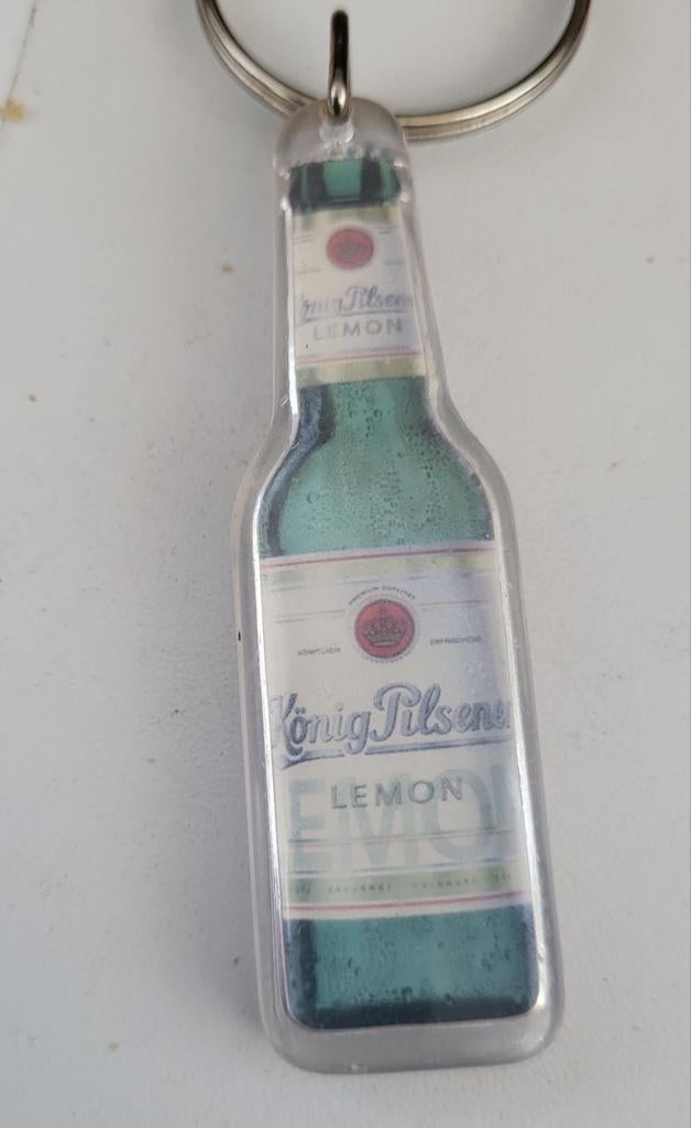 Sleutelhanger König Pilsener Lemon Flesje, Ophalen of Verzenden, Zo goed als nieuw, Merk