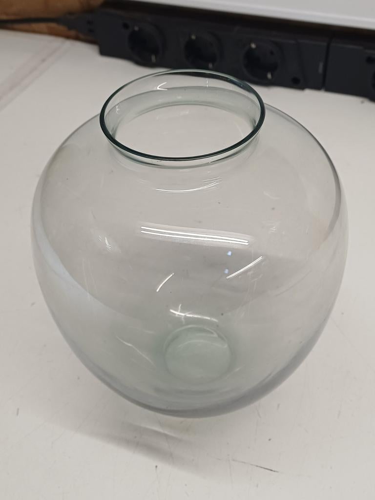 A.D. Copier tulpenvaas staalblauw, gemerkt CL Copier, Ophalen of Verzenden