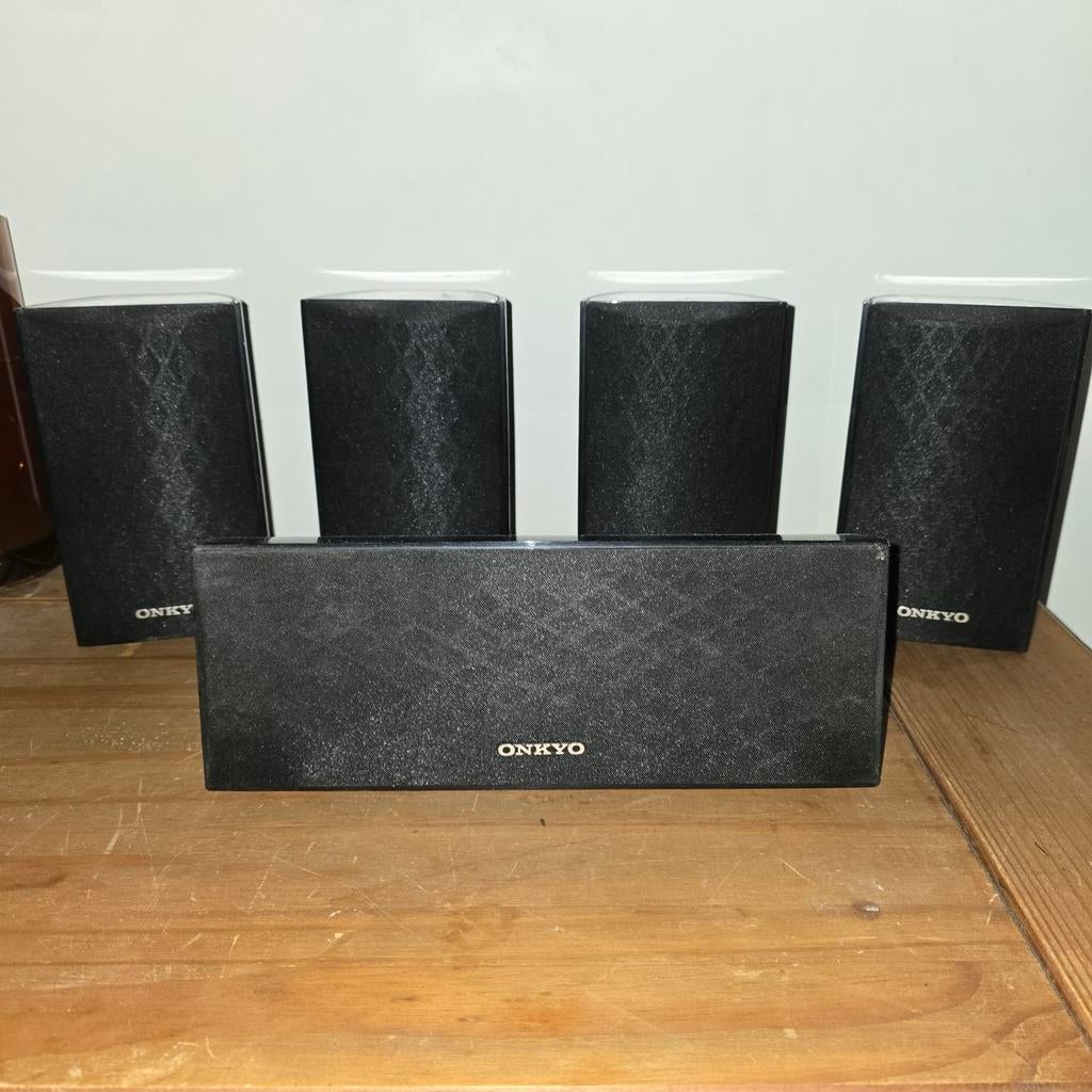 Onkyo 5.0 Surround Speakerset SKC-208 SKF-528, Audio, Tv en Foto, Luidsprekers, Gebruikt, Surroundset zonder subwoofer, 120 watt of meer