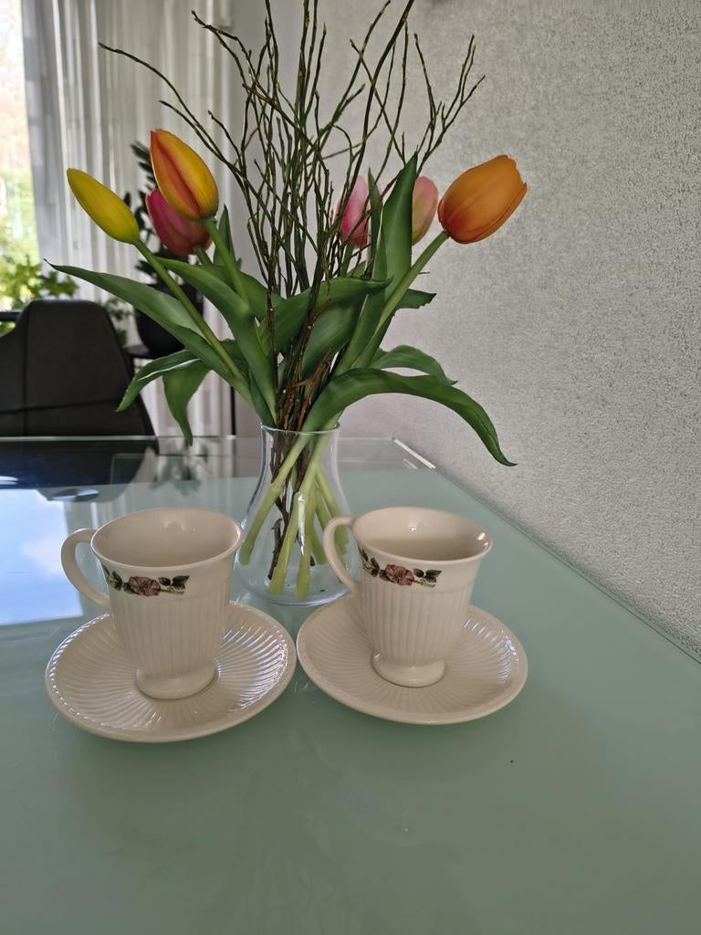 Wedgwood Koffiekopjes met schotels, Ophalen, Zo goed als nieuw, Wedgwood, Kop(pen) en/of Schotel(s)