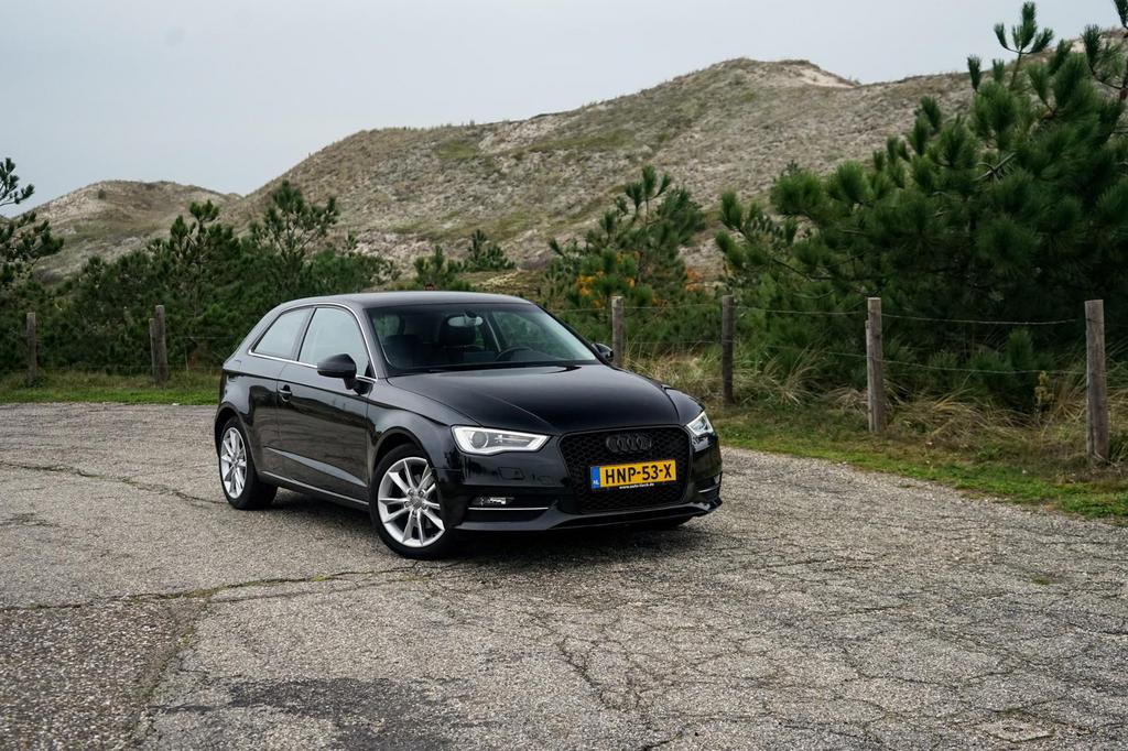 Audi A3 1.4 Tfsi 90KW 3D 2012 Zwart, Auto's, Voorwielaandrijving, Euro 5, Stof, Zwart