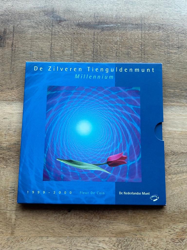 Zilveren 10 gulden munt 1999-2000, Ophalen of Verzenden, Koningin Beatrix, 10 gulden