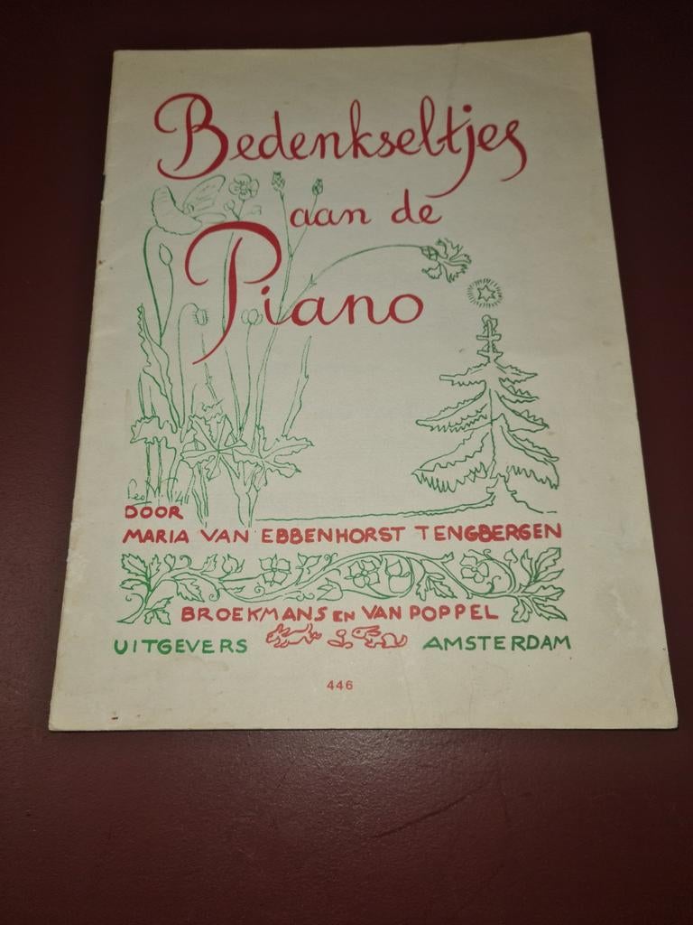 Bedenkseltjes aan de piano., Muziek en Instrumenten, Bladmuziek, Gebruikt, Klassiek, Les of Cursus, Ophalen of Verzenden
