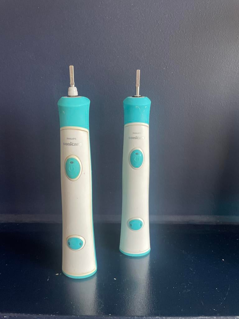 Philips Sonicare HX6340 Kids elektrische tandenborstels (2x), Ophalen of Verzenden, Gebruikt, Tandenborstel