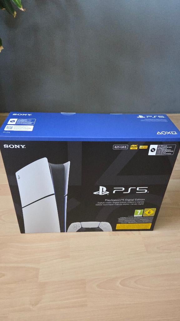 PlayStation 5 Digital Edition 825 GB | Ongeopend in doos, Spelcomputers en Games, Ophalen, Nieuw, Playstation 5 Digital