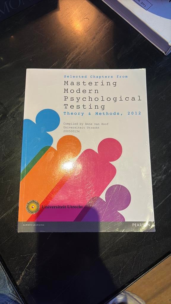 Mastering modern psychological testing, Ophalen of Verzenden, Beta, Zo goed als nieuw, WO