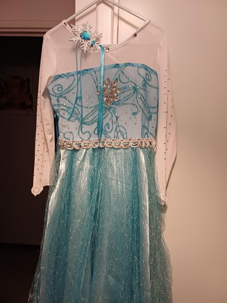 Anna Elsa jurk, schoenen frozen, Ophalen of Verzenden, Nieuw, 110 t/m 116, Meisje