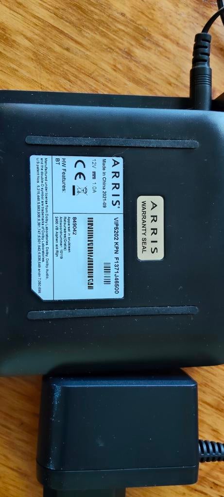 Arris VIP5202 KPN TV Ontvanger Decoder - Zo goed als nieuw, Ophalen of Verzenden, Zo goed als nieuw