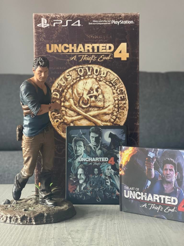 Uncharted 4 A Thief's End Collector's Edition PS4, Spelcomputers en Games, Games | Sony PlayStation 4, Ophalen of Verzenden, Gebruikt