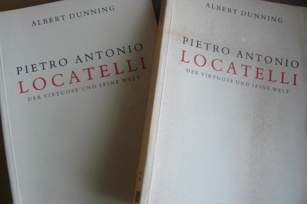 LOCATELLI / viool / Albert Dunning / I en II / 1695 - 1764, Ophalen of Verzenden, Gelezen, Artiest