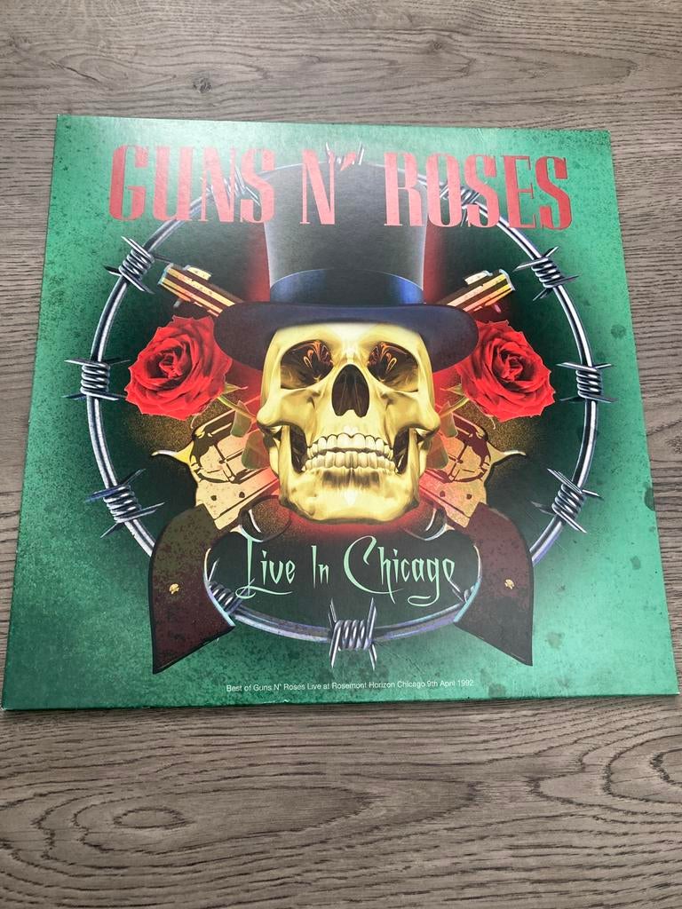 Guns n roses live in chicago lp vinyl, Ophalen of Verzenden, Zo goed als nieuw, 12 inch, Poprock