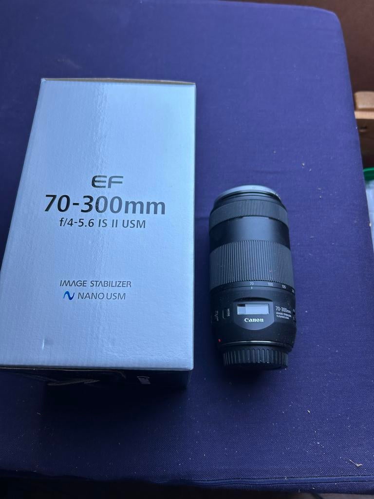 Canon EF 70-300mm f/4-5.6 IS II USM lens, Audio, Tv en Foto, Fotografie | Lenzen en Objectieven, Ophalen, Gebruikt, Telelens, Zoom