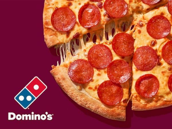 domino's €10 korting op pizza vanaf €25 bestelwaarde, Drie personen of meer, Kortingsbon