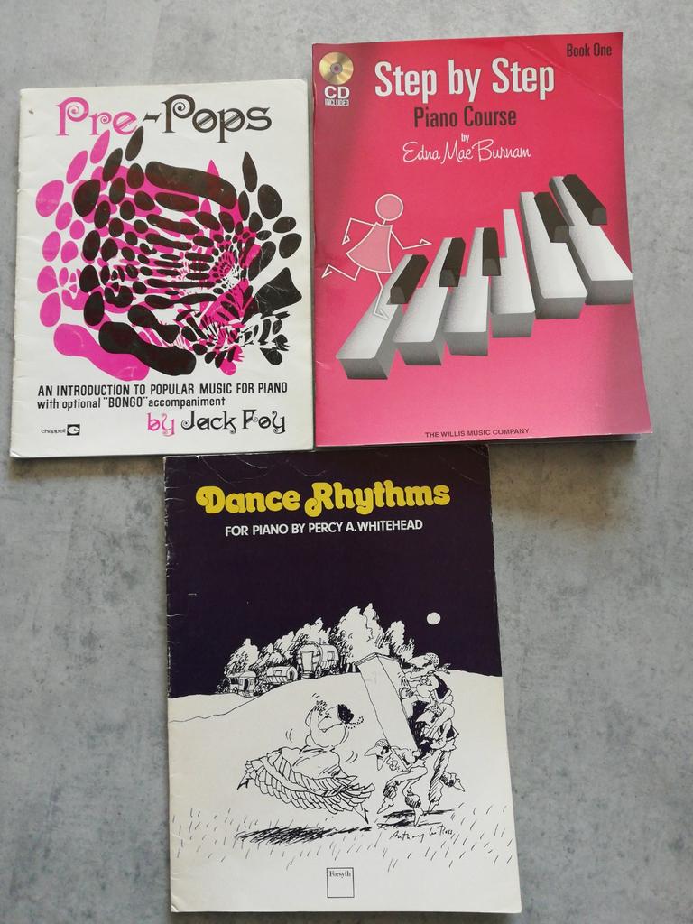 3 pianoboeken met leuke voordracht stukken, Muziek en Instrumenten, Bladmuziek, Les of Cursus, Ophalen of Verzenden, Zo goed als nieuw
