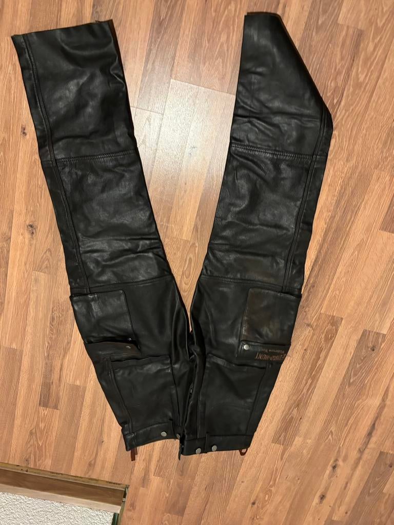 Leren jacht broek maat 54, Kleding | Heren, Ophalen of Verzenden, Zo goed als nieuw, Maat 52/54 (L)