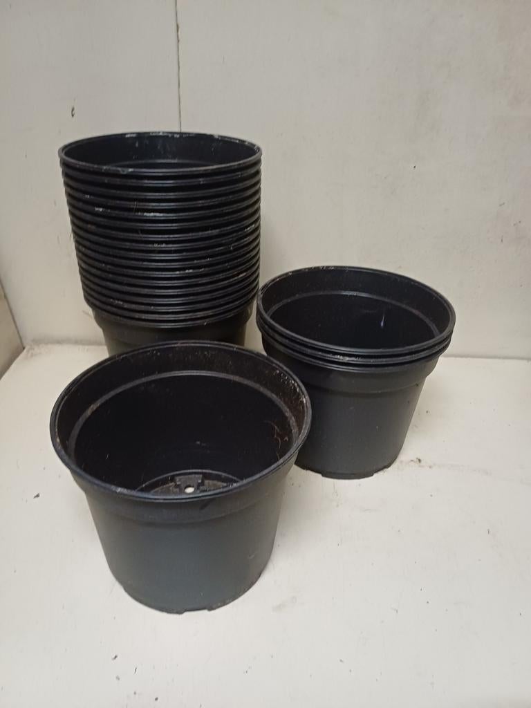 Kweekpotten plantenpotten bloempotten 5 liter, Tuin en Terras, Bloempotten, Kunststof, Gebruikt, Rond, Ophalen of Verzenden