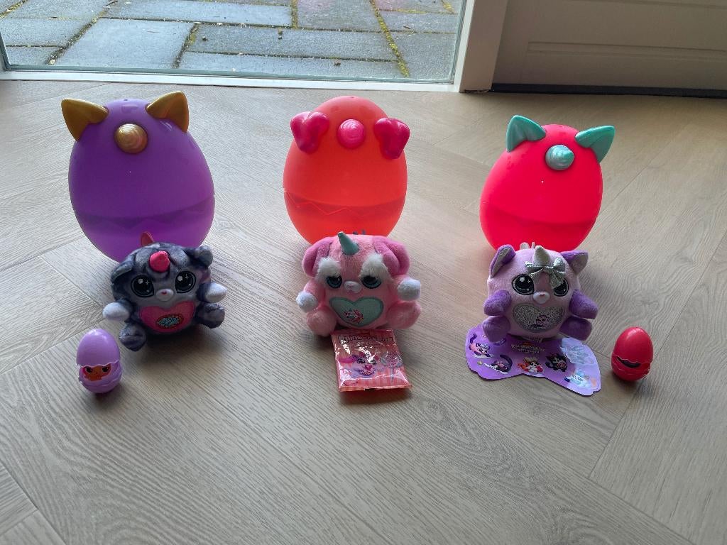 3 rainbocorn puppycorn en kittycorn, Ophalen of Verzenden, Zo goed als nieuw, Overige typen