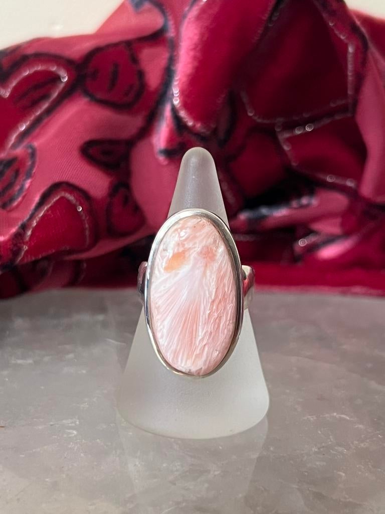 Scoleciet beschermt vrede harmonie balans intuïtie magie TIP, Nieuw, Ophalen of Verzenden, Met edelsteen, Zilver