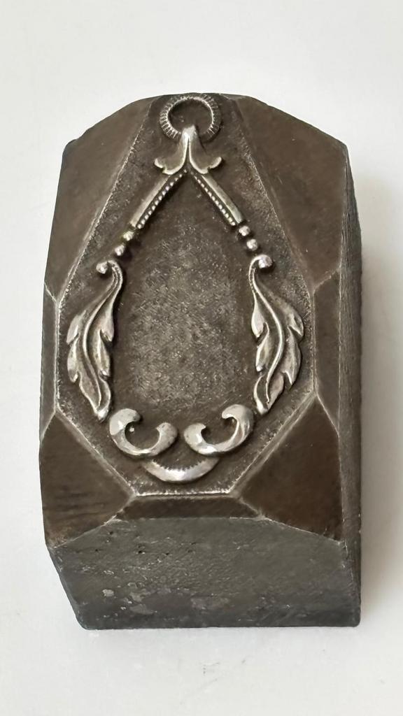 Oude Art Deco Sieraad stempel matrijs (goudsmid edelsmid), Ophalen of Verzenden