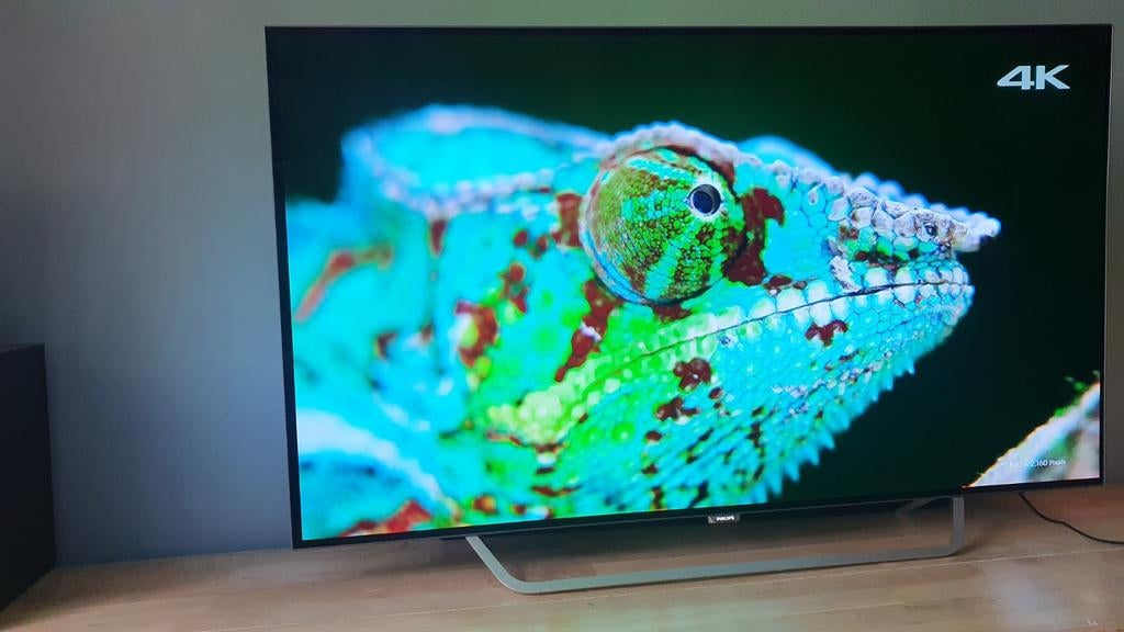 Philips 55POS9002/12 – 55inch 4K OLED Smart TV –100Hz, Ophalen, Philips, Gebruikt, 100 cm of meer