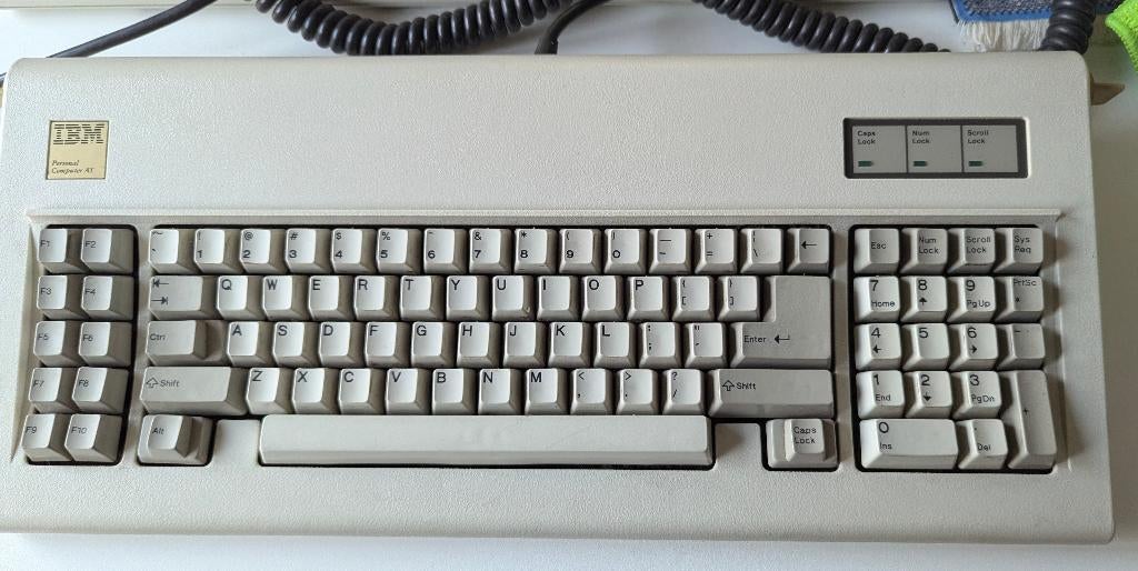 IBM Model F AT buckling spring keyboard 1985, Computers en Software, Toetsenborden, Gebruikt, Ophalen of Verzenden, Qwerty, IBM