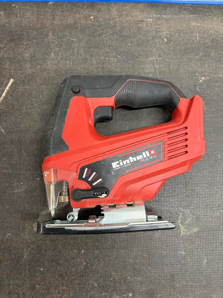 Einhell TC-JS 18 decoupeerzaag (excl. accu/lader), Gebruikt, Decoupeerzaag, Ophalen of Verzenden, 30 tot 70 mm