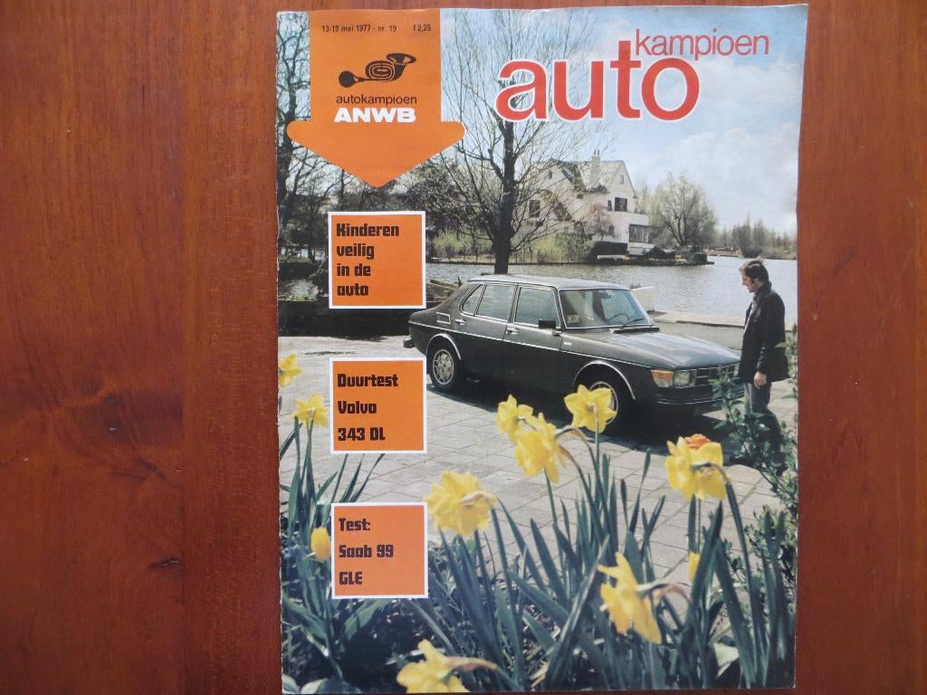 Autokampioen 19 1977 Fiat 127, Citroën CX GTi, Volvo 343 DL, Ophalen of Verzenden, Gelezen, Volvo