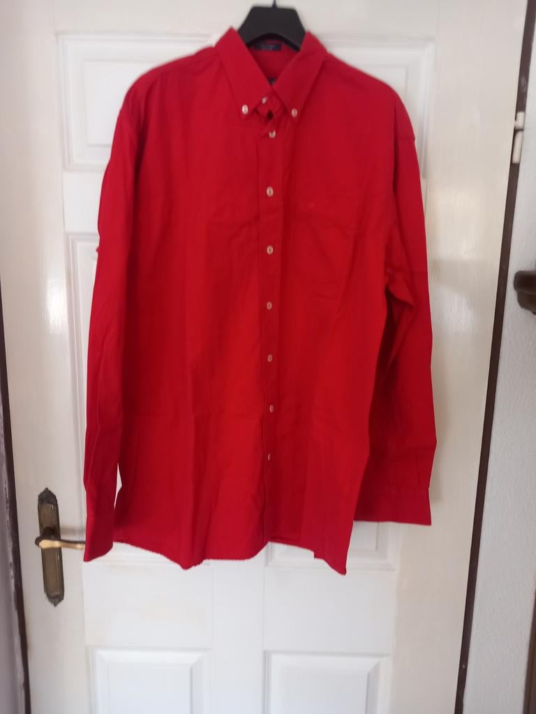 Rood overhemd Paul Hallinger maat L, Kleding | Heren, Ophalen of Verzenden