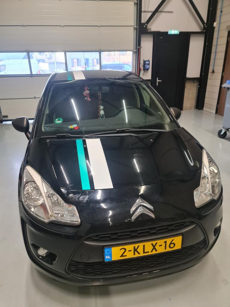 Citroën C3 1.0 II 50KW -68pk 2013 Zwart, Auto's, Citroën, 450 kg, 948 kg, 775 kg, Leder en Stof