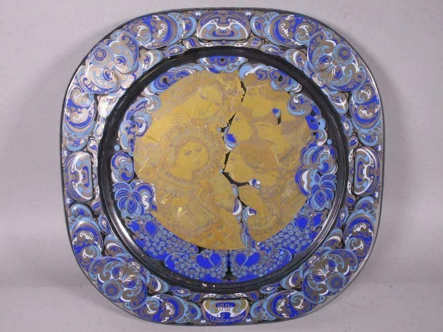 Rosenthal Bjorn Wiinblad Kerstbord jaarbord 1981, Antiek en Kunst, Antiek | Wandborden en Tegels, Ophalen of Verzenden