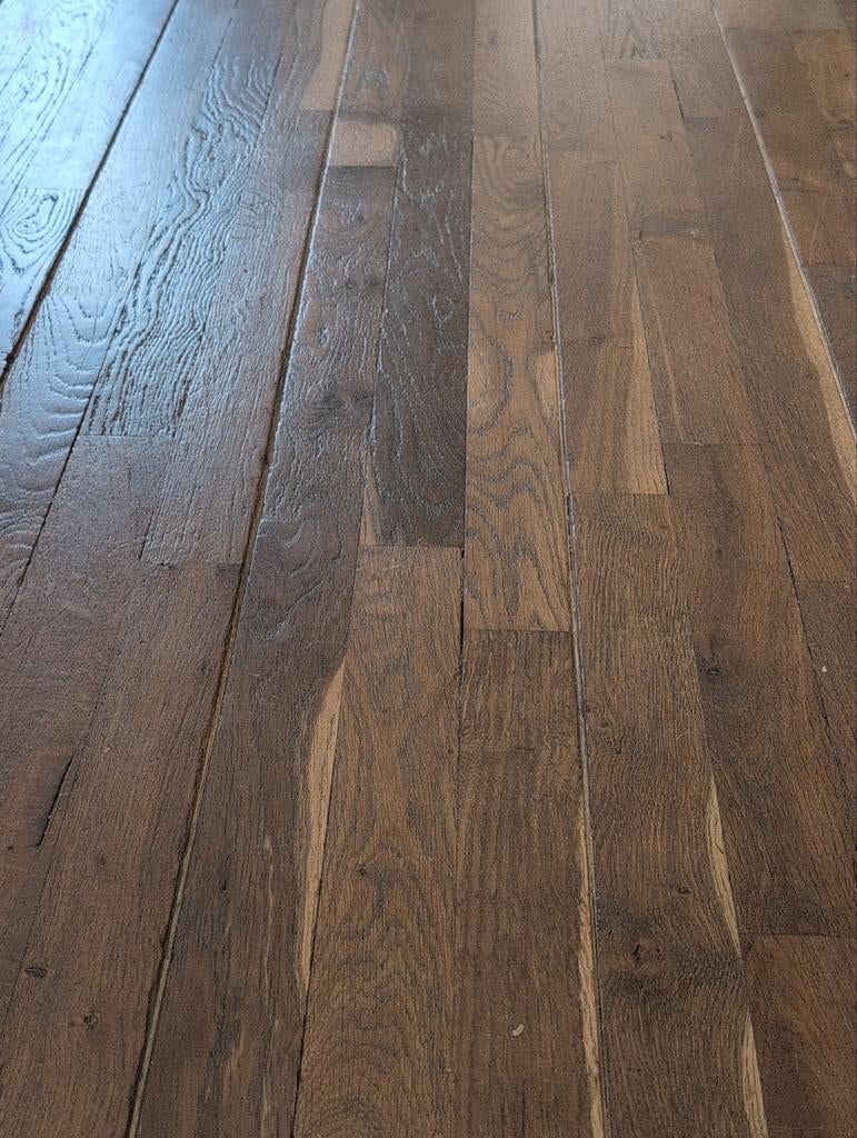 Oude houten vloerdelen, 30m2, diverse lengtes, Warnsveld, Gebruikt, 10 m² of meer, 10 tot 30 cm, Hout