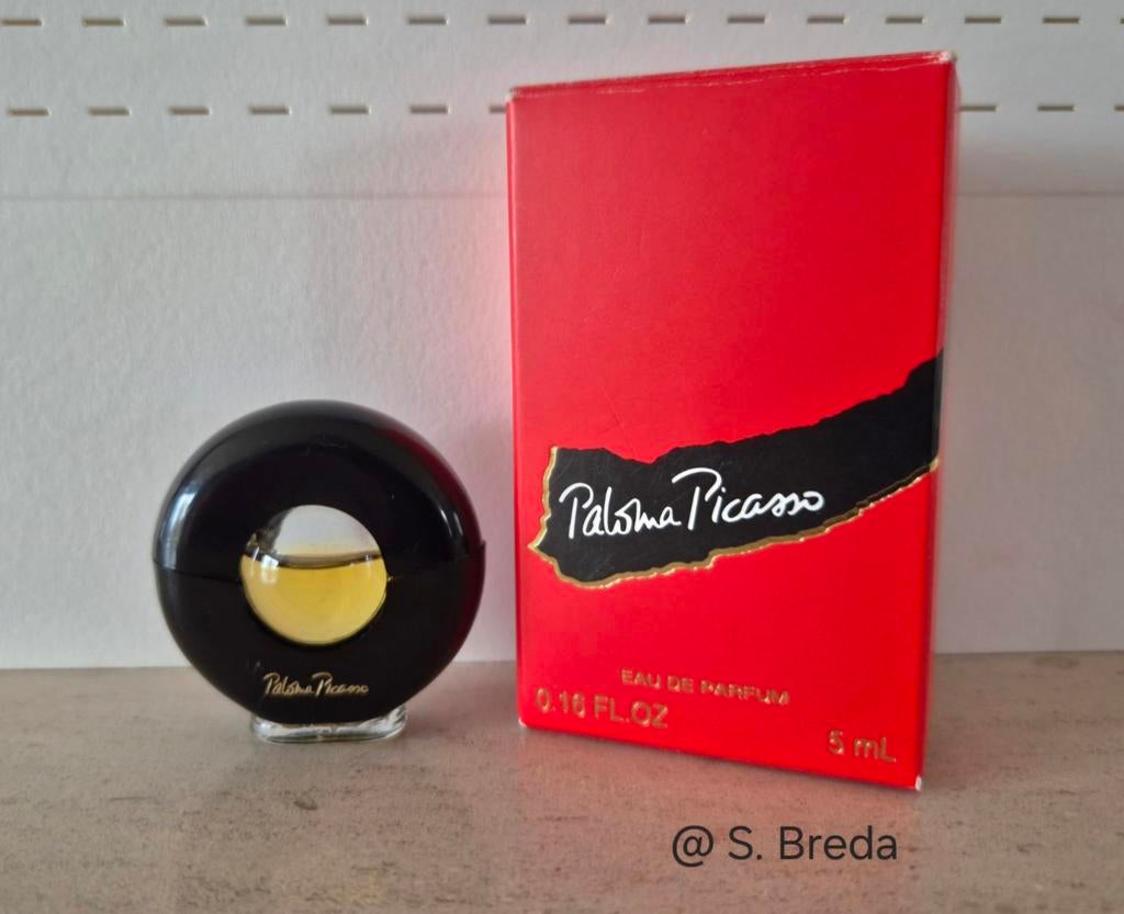 Paloma Picasso - Eau de Parfum 5 ml miniatuur met doosje, Ophalen of Verzenden, Zo goed als nieuw, Miniatuur, Gevuld
