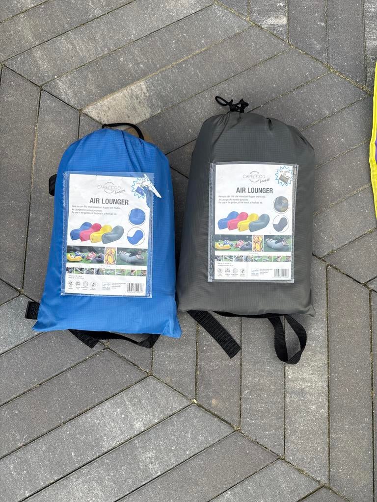 Cape Cod Breeze Air Lounger - Opblaasbare Zitzak, Ophalen of Verzenden, Nieuw, 1-persoons