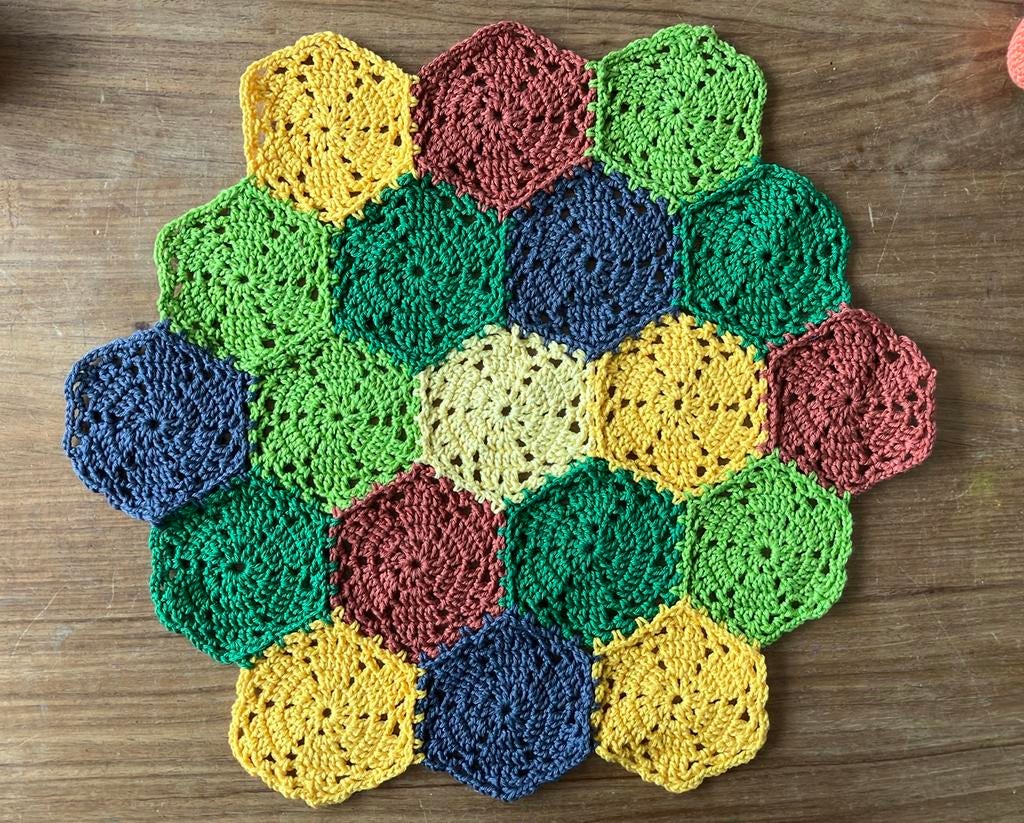 Gehaakt Kolonisten van Catan speelkleed, Hobby en Vrije tijd, Gezelschapsspellen | Bordspellen, Ophalen of Verzenden, Zo goed als nieuw