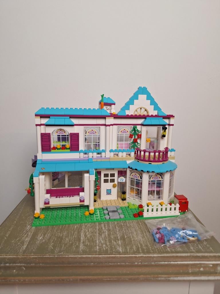Lego Friends 41314 - Stephanie's Huis plus extra figuren, Ophalen of Verzenden, Zo goed als nieuw, Complete set, Lego