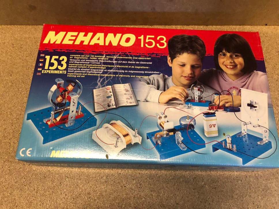 Mehano 153 electriciteit en magneet proefjes, Ophalen of Verzenden, Nieuw, Bouwen, Met licht
