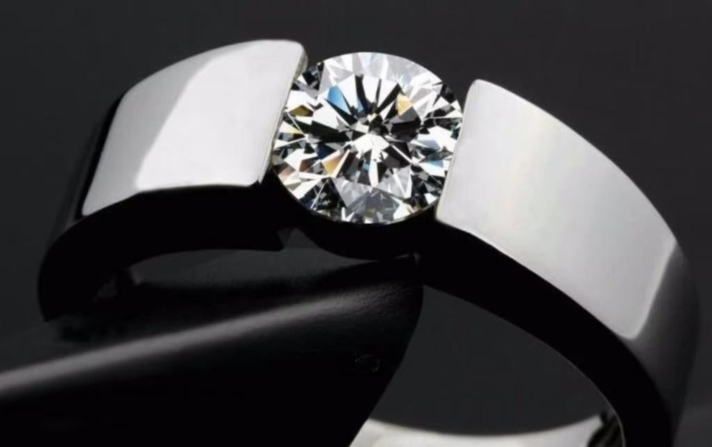 Elegante zirkonia damesring # SALE #, Overige materialen, Verzenden, Nieuw, 17 tot 18