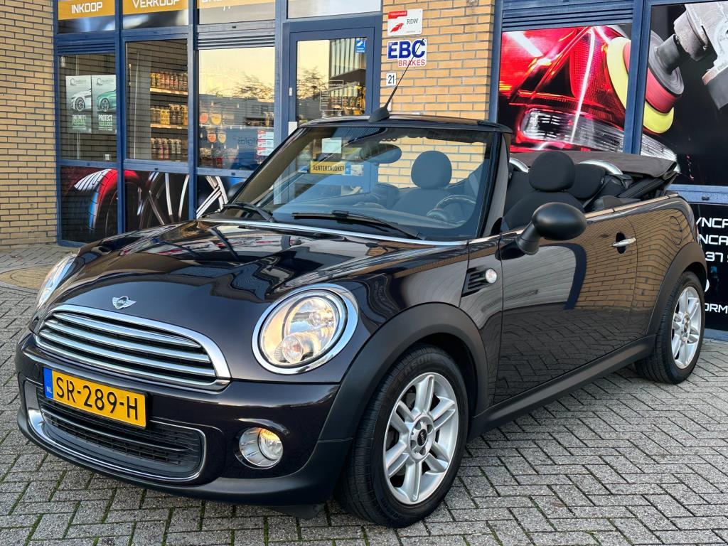 Mini Mini Cabrio 1.6 One Chili, airco, pdc, stoelverwarming,, Auto's, Mini, Voorwielaandrijving, Stof, Gebruikt, 4 cilinders