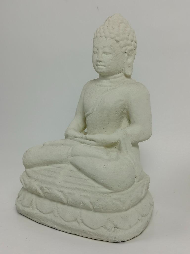 boeddha zittend uit Indonesië - steen, Ophalen of Verzenden, Nieuw, Religie