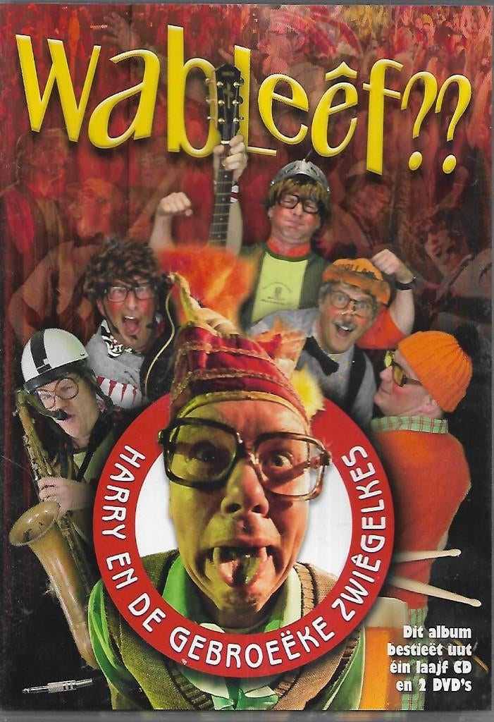 Harry en de Gebroeëke Zwiêgelkes - Wableef ?? (2 dvd+1cd), Alle leeftijden, Ophalen of Verzenden, Zo goed als nieuw, Muziek en Concerten