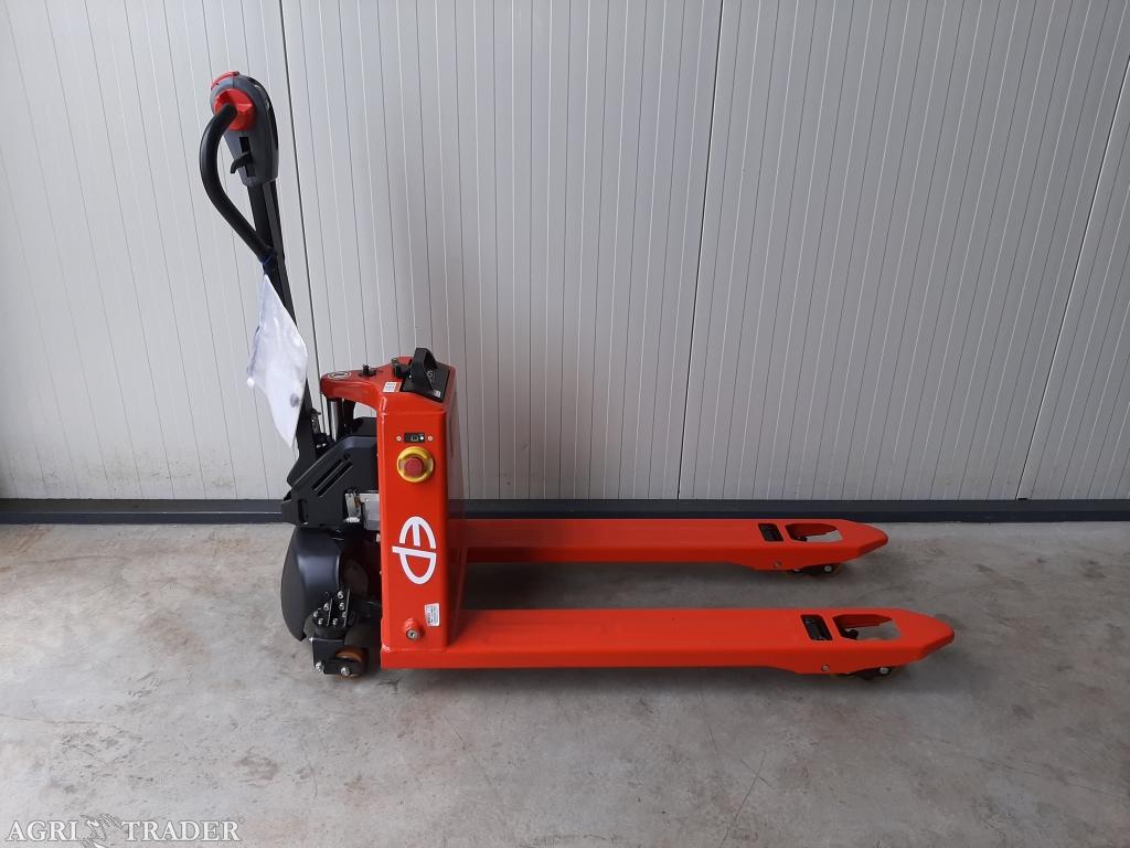 Elektrische Palletwagen 1500 kg compact Lithium ion, Ophalen, -, Niet opgegeven, Zo goed als nieuw