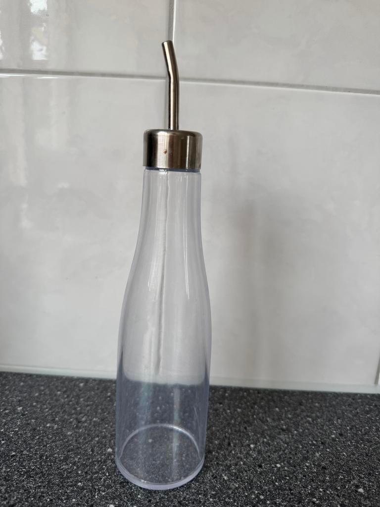 Glazen Oliefles met Schenktuit CASA - 25 cm hoog, Huis en Inrichting, Keuken | Keukenbenodigdheden, Ophalen of Verzenden, Zo goed als nieuw