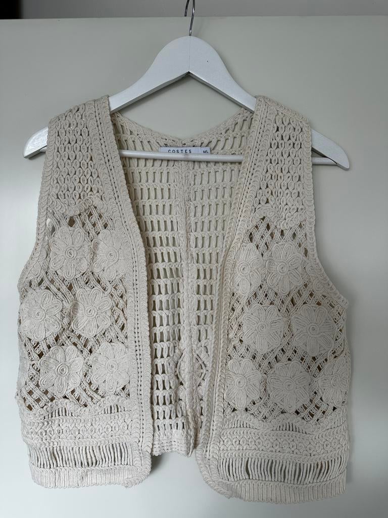 Giletje Costes maat M/L, Ophalen of Verzenden, Zo goed als nieuw, Maat 38/40 (M), Wit