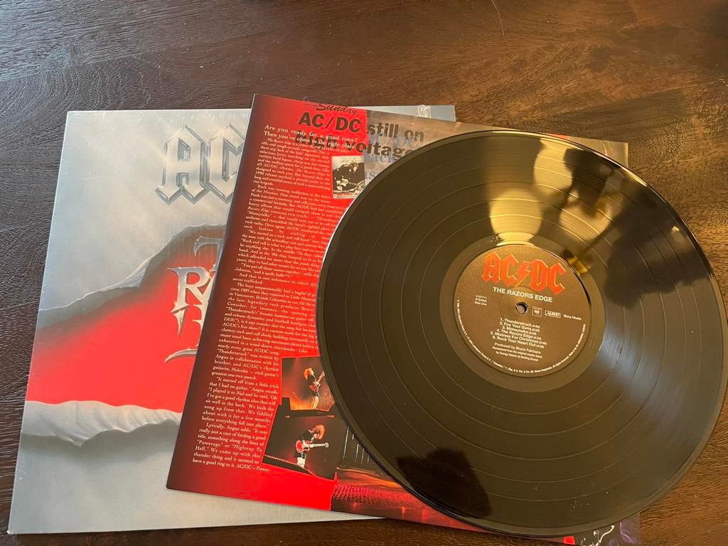 Acdc the razors edge vinyl lp, Ophalen of Verzenden, Zo goed als nieuw