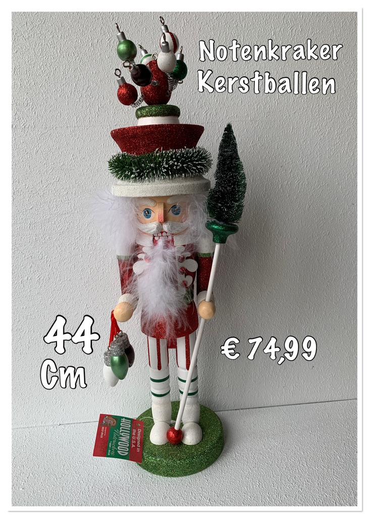 Notenkraker Kerstballen, Diversen, Kerst, Ophalen of Verzenden, Nieuw