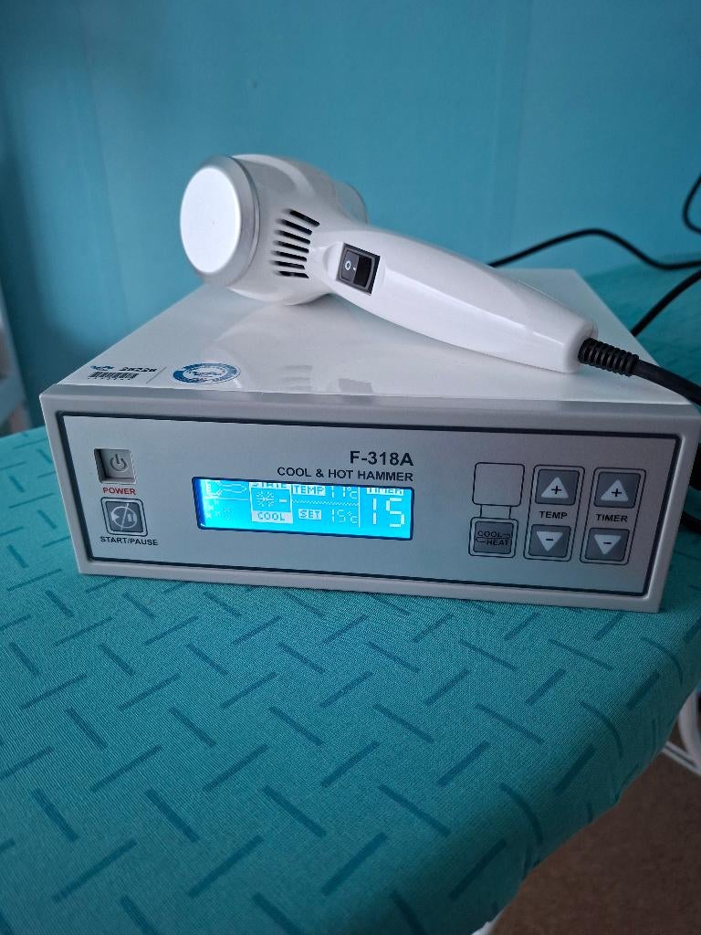 Beauty Instrument  F-318A Cool & Hot Hammer, Ophalen of Verzenden, Zo goed als nieuw, Gehele gezicht, Reiniging